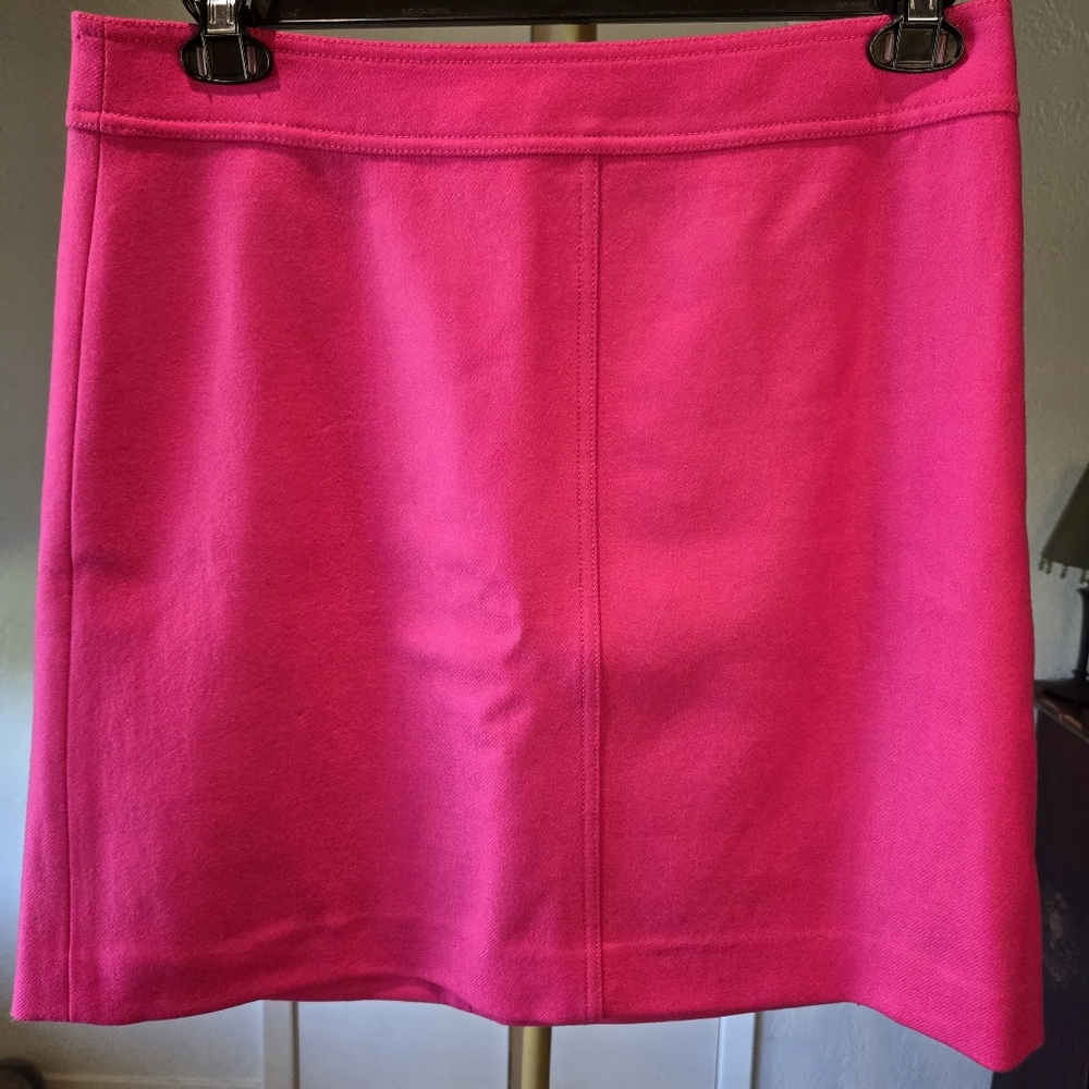J. Crew Pink Wool Skirt